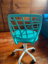 Sedia a rotelle da scrivania per bambini