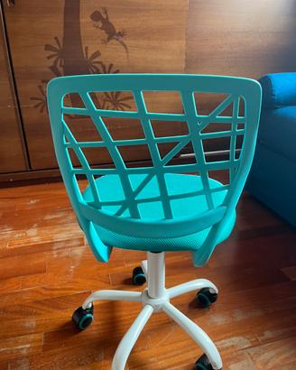 Sedia a rotelle da scrivania per bambini