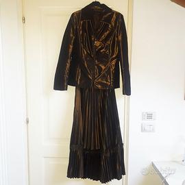 Giacca + gonna marrone/bronzo Luisa Spagnoli t. 40