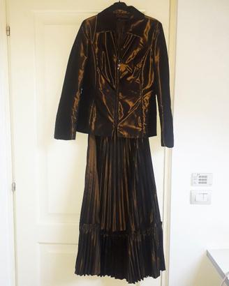 Giacca + gonna marrone/bronzo Luisa Spagnoli t. 40