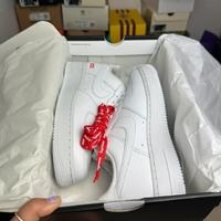Nike Air Force 1 Low Supreme Bianche 42.5