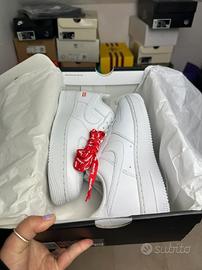 Nike Air Force 1 Low Supreme Bianche 42.5
