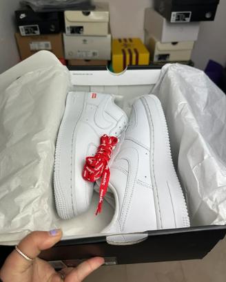 Nike Air Force 1 Low Supreme Bianche 42.5