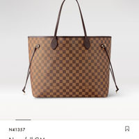Borsa louis vuitton neverfull gm con scontrino