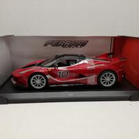 Modello auto ferrari fxxk rossa burago