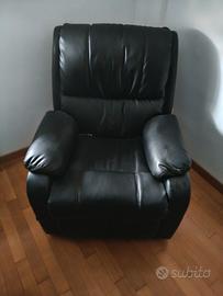 poltrona reclinabile elettrica 