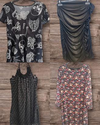 Vestiti alternativi dark goth rock