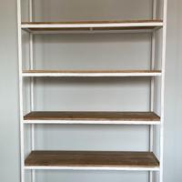 Libreria Maison du Monde Bianca Metallo e Legno