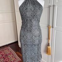 Top + gonna stampa pitonata