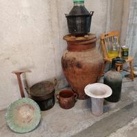 giara, pentola per cucina a legna, lemmo , 