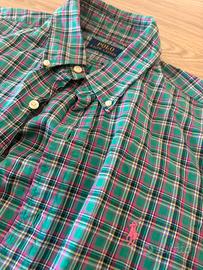 camicia uomo, polo Ralph Lauren a quadri, taglia L
