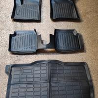 Tappeti su misura in gomma TPE Fiat 500