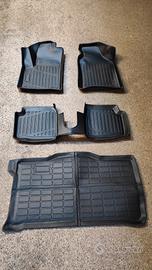 Tappeti su misura in gomma TPE Fiat 500