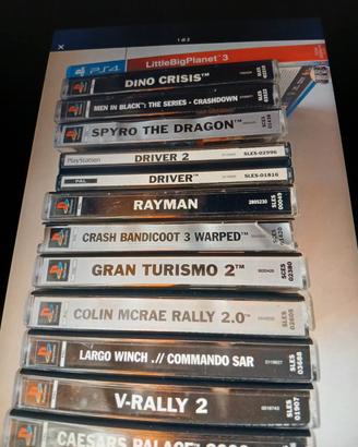 Giochi PS1 e NES