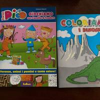 Libri giochi e colori