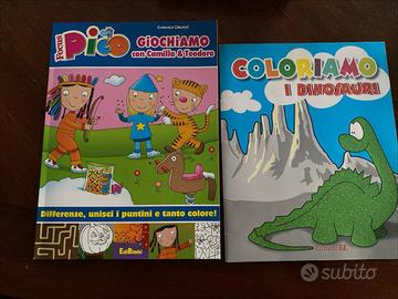 Libri giochi e colori