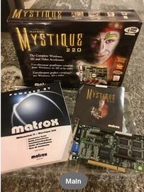 Matrox 220 con cd manuale e scatola originale