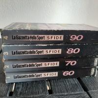 Sfide anni 60-70 -80 -90 4vhs gazzetta dello sport