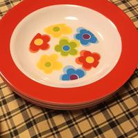 10 piatti piani + 10 piatti fondi melamina