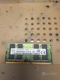 Ram portatile 16gb 16 gb ddr4 pc4 3200