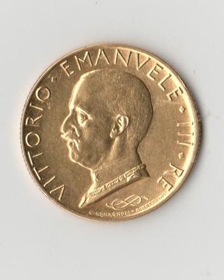 100 lire oro V.E III - anno 1931 - e.f. IX.