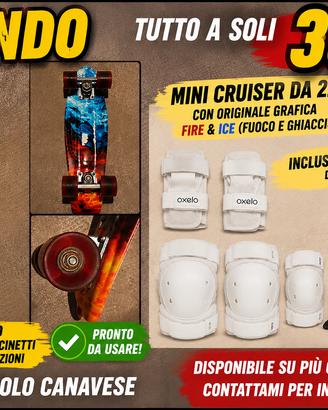 Mini Cruiser Penny Board 22"  Skateboard e protezi