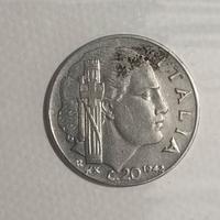 vittorio Emanuele 3. moneta 20 centesimi del 1942