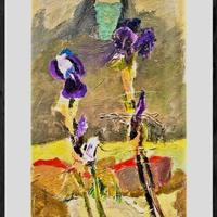 Quadro Dipinto floreale originale certificato