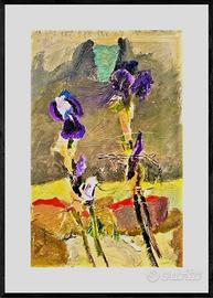 Quadro Dipinto floreale originale certificato