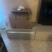 DOPPIO CASSETTONE + MOBILE TV BASSO BIANCO