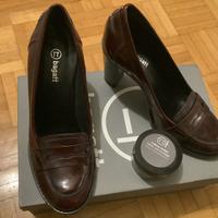 Scarpe Bagatt n. 37 in cuoio Bordeaux Nuove