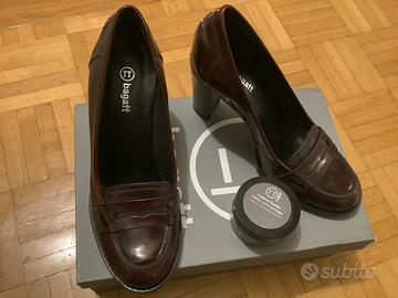 Scarpe Bagatt n. 37 in cuoio Bordeaux Nuove