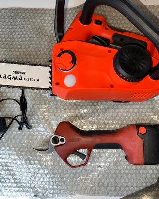 Set potatura a batteria 21 volt Stocker magma