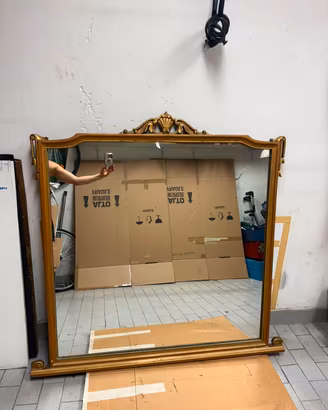 specchio vintage da appoggio 
