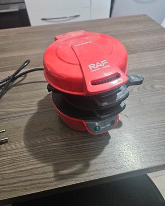 Macchina panini e hamburger RAF - rossa