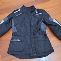 Giacca IXS moto donna tessuto impermeabile