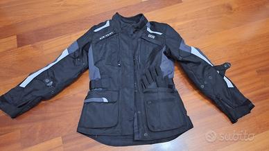 Giacca IXS moto donna tessuto impermeabile