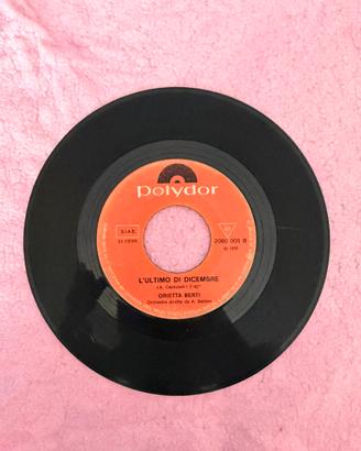 Disco in vinile 45 giri