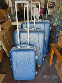 Set 3 Trolley/Valigie originali Bric's Blu Azzurro