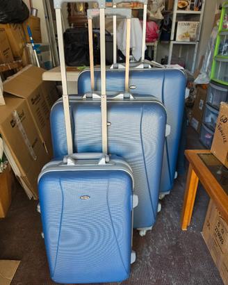Set 3 Trolley/Valigie originali Bric's Blu Azzurro