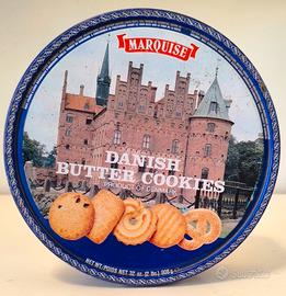 Scatola latta biscotti danesi Marquise
