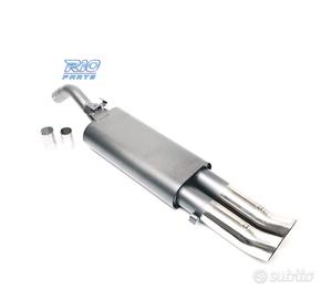 SILENZIATORE DI SCARICO PER VOLKSWAGEN VW GOLF II 