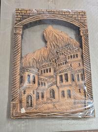 quadro in legno intagliato 