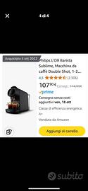 Macchina da caffè philips compatibile nespresso