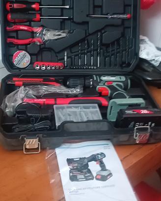 trapano avvitatore completo 