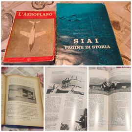 2 Libri Aviazione SIAI - Nozioni Aeroplano