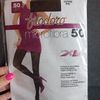 2Collant filodoro microfibra 50 denari, 5 xl coffe