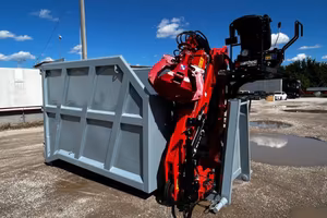 CONTAINER NUOVO SCARRABILE A CIELO APERTO CON G