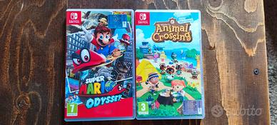 Super Mario Odyssey e Animal Crossing: New Horizon