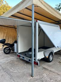 Rimorchio furgonato turatello